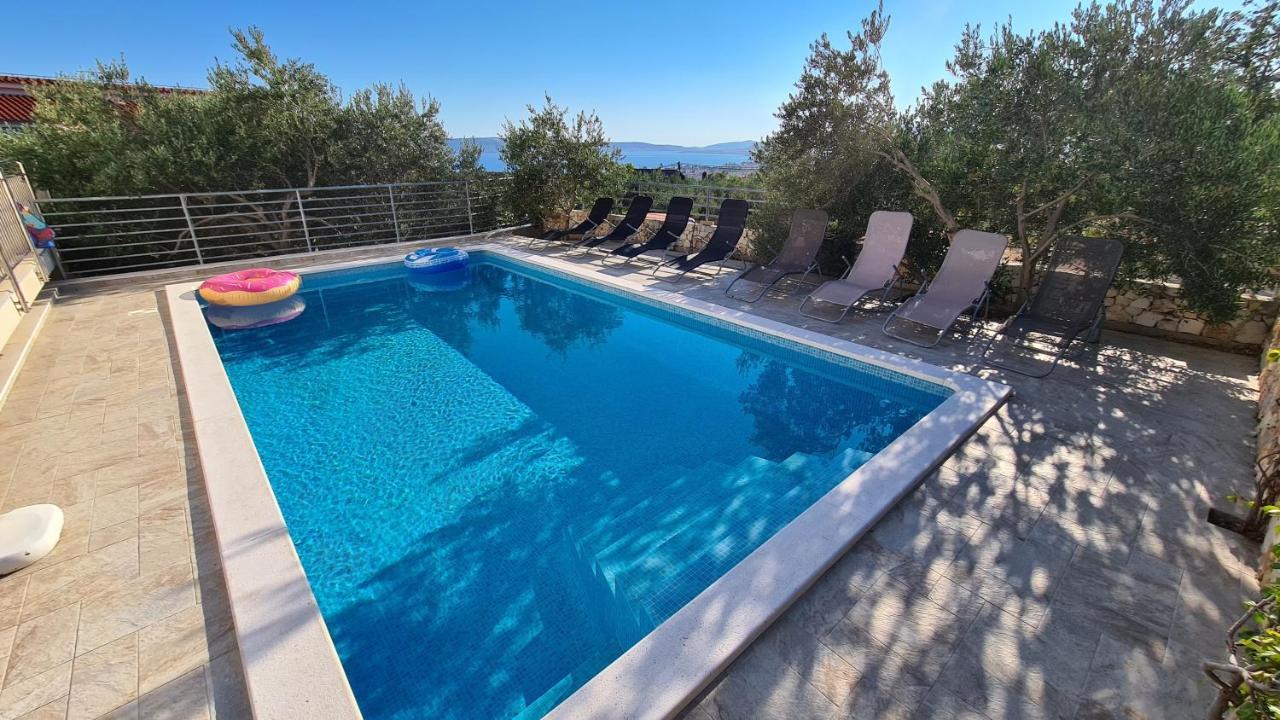 Luxury Villa Ana With Private Pool And Sea View Vila Kastela